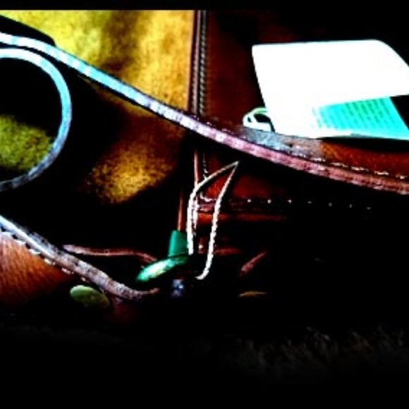 New Italian Leather Messenger Bag